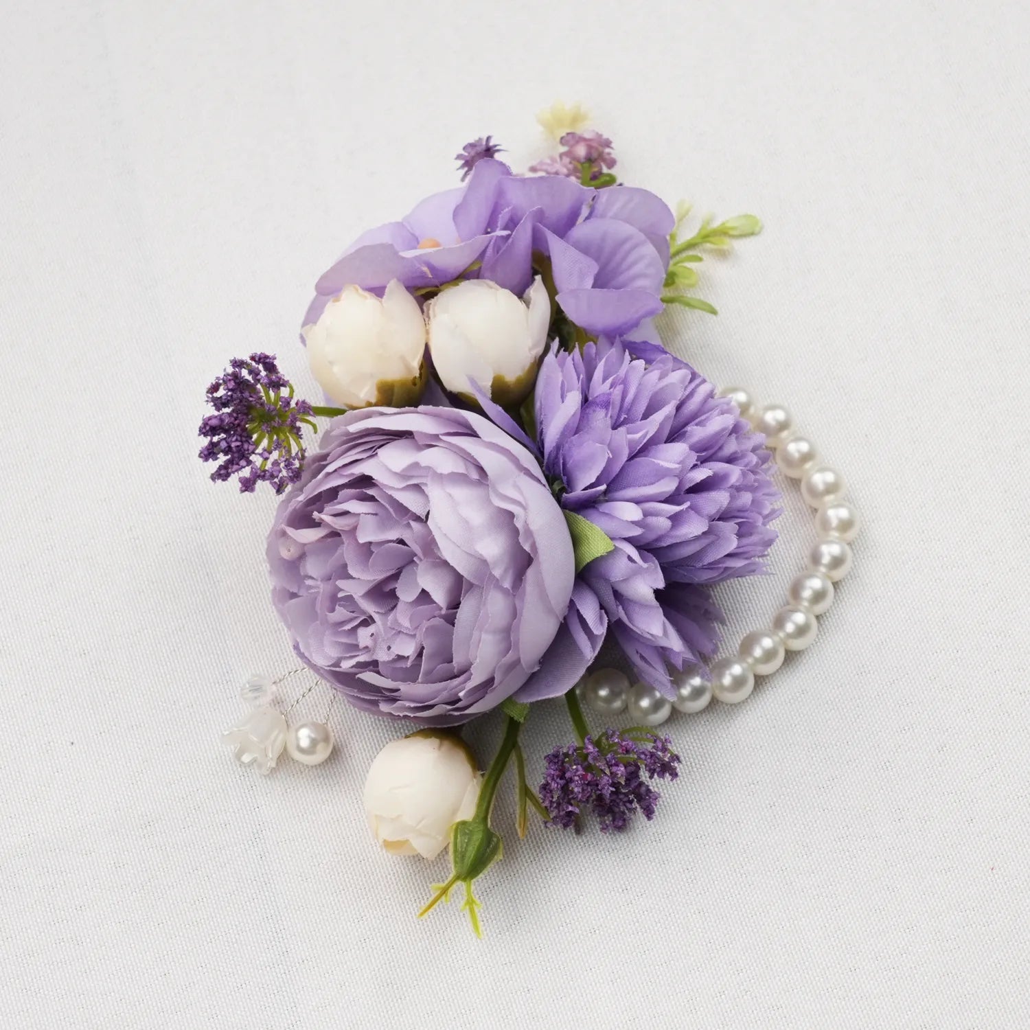 Uflower Wrist Corsages in Lilac MG80004-04*6