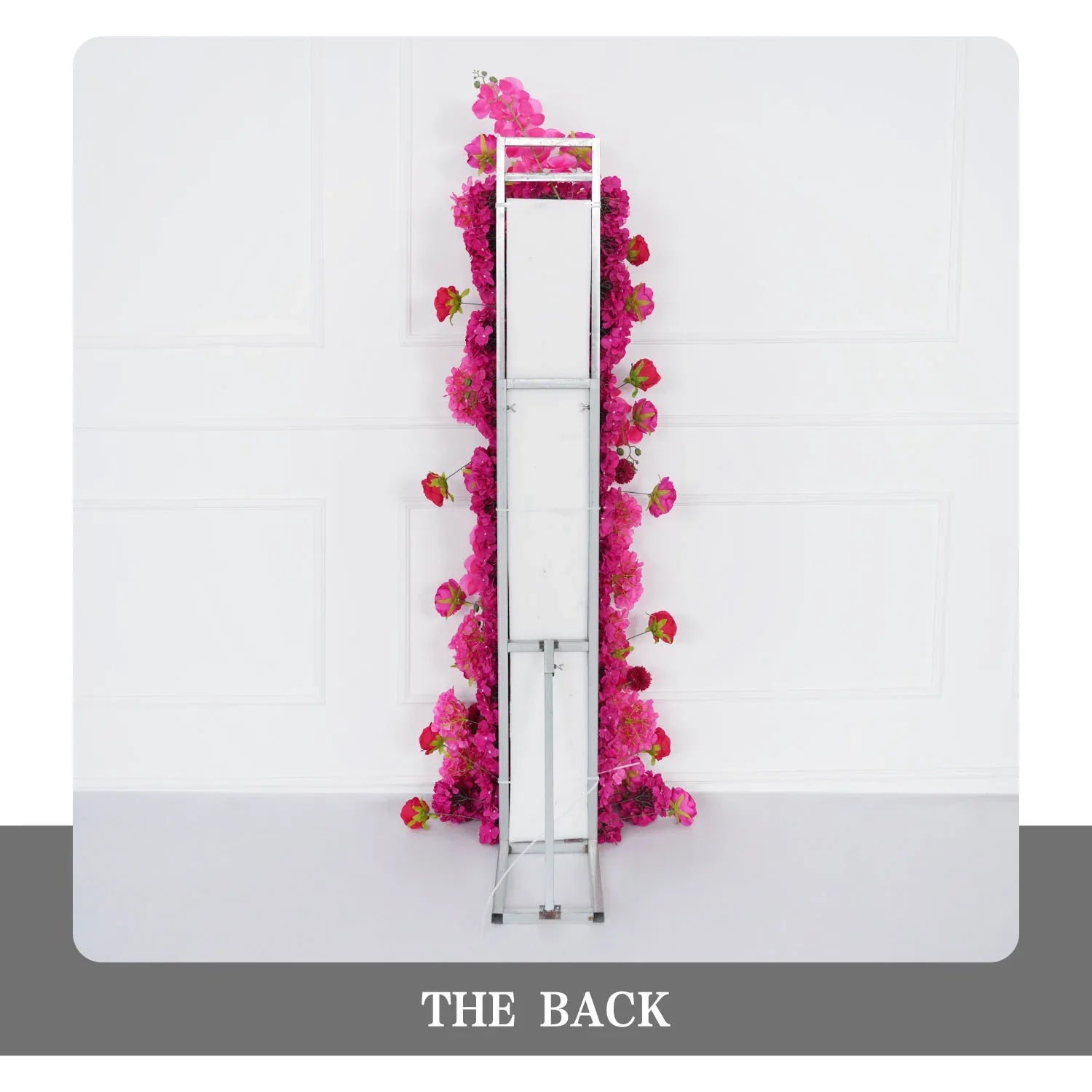 Artificial Rose Red Wedding KT Background Decor Flower Row SET80094 - Uflower