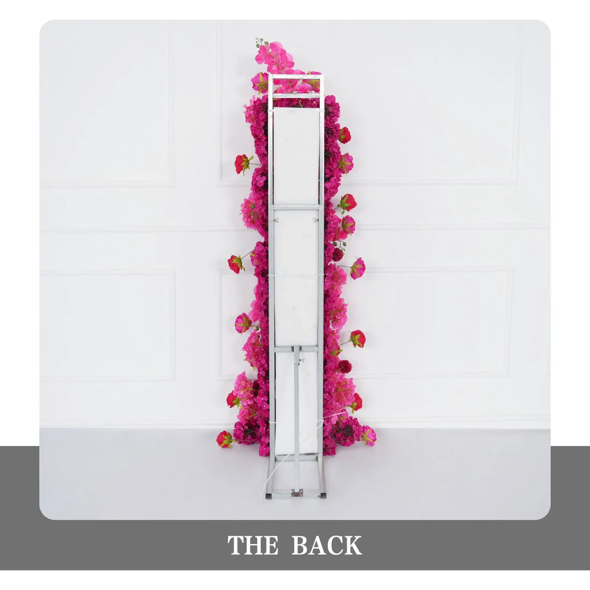 Artificial Rose Red Wedding KT Background Decor Flower Row SET80094 - Uflower