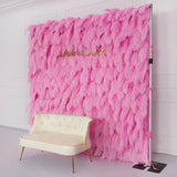 Uflower Artificial Pink 5D Flower Wall Wedding Backdrop Deco Birthday Party SET80088 - Uflower