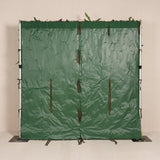 Uflower Panneau mural vert en feuilles brésiliennes pour décoration d'événement de mariage SET80255-01