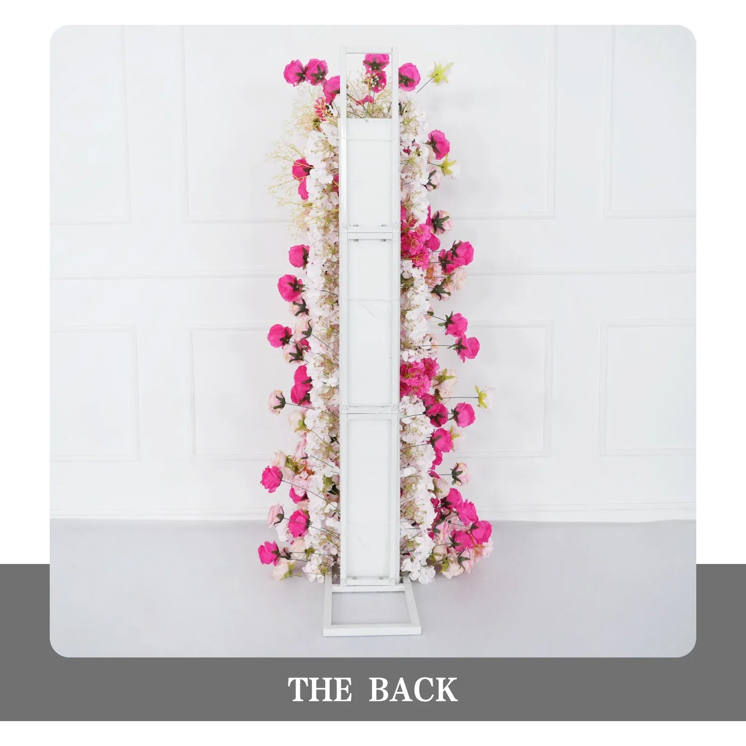 Uflower Rose red rose wedding background arch KT board decoration flower arrangement SET80092 - Uflower