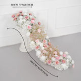 Uflower Baby Breath Pink Sofa Table Runner Floor Flower Arrangement MC80209-01