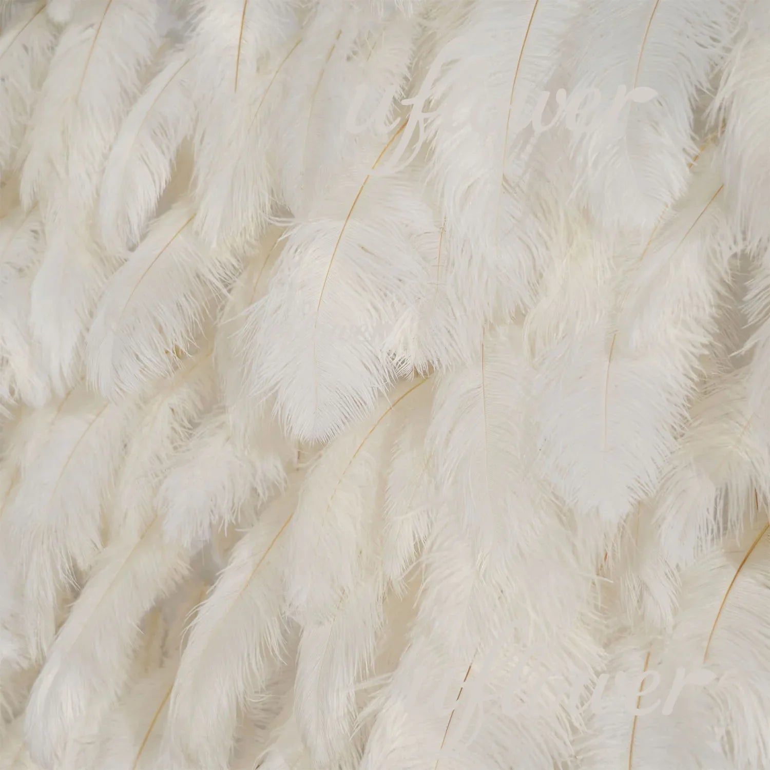 Uflower Artificial White 5D Flower Wall Wedding Backdrop Deco Birthday Party SET80140 - Uflower