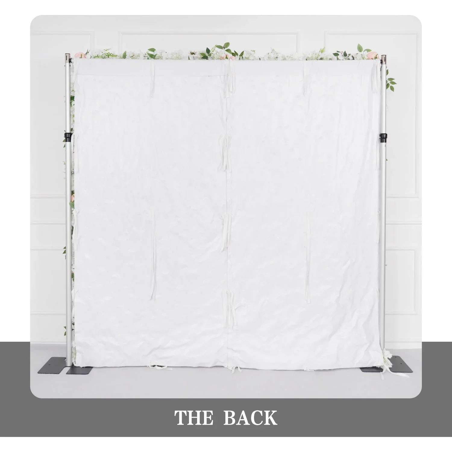 Uflower Artificial Pink White Flower Wall Wedding Backdrop Deco Birthday Party SET80111 - Uflower