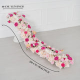 Uflower Pink Rose Floral Door Arch Wedding Party Backdrop Decoration SET80206 - Uflower