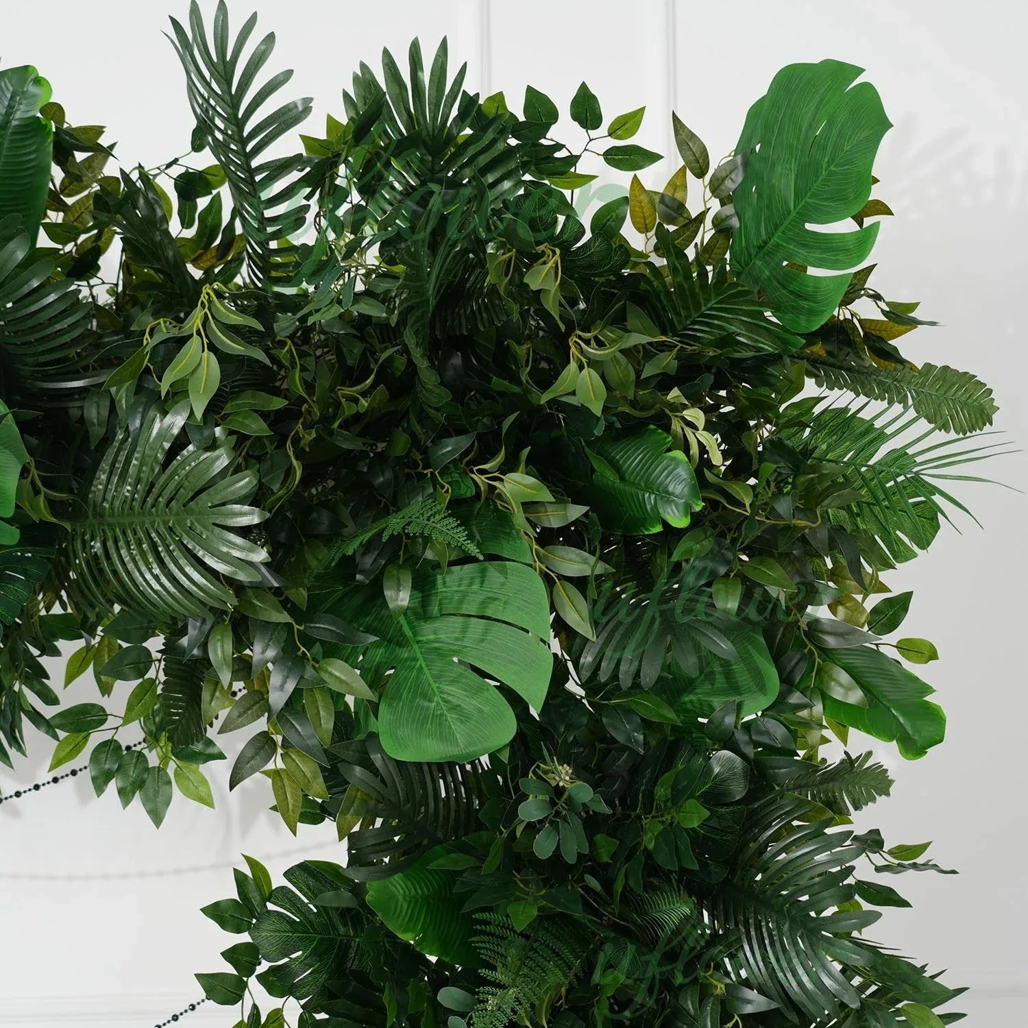 Uflower Artificial Green Leaves Flower Row Wedding KT Backdrop Decor SET80160 - Uflower