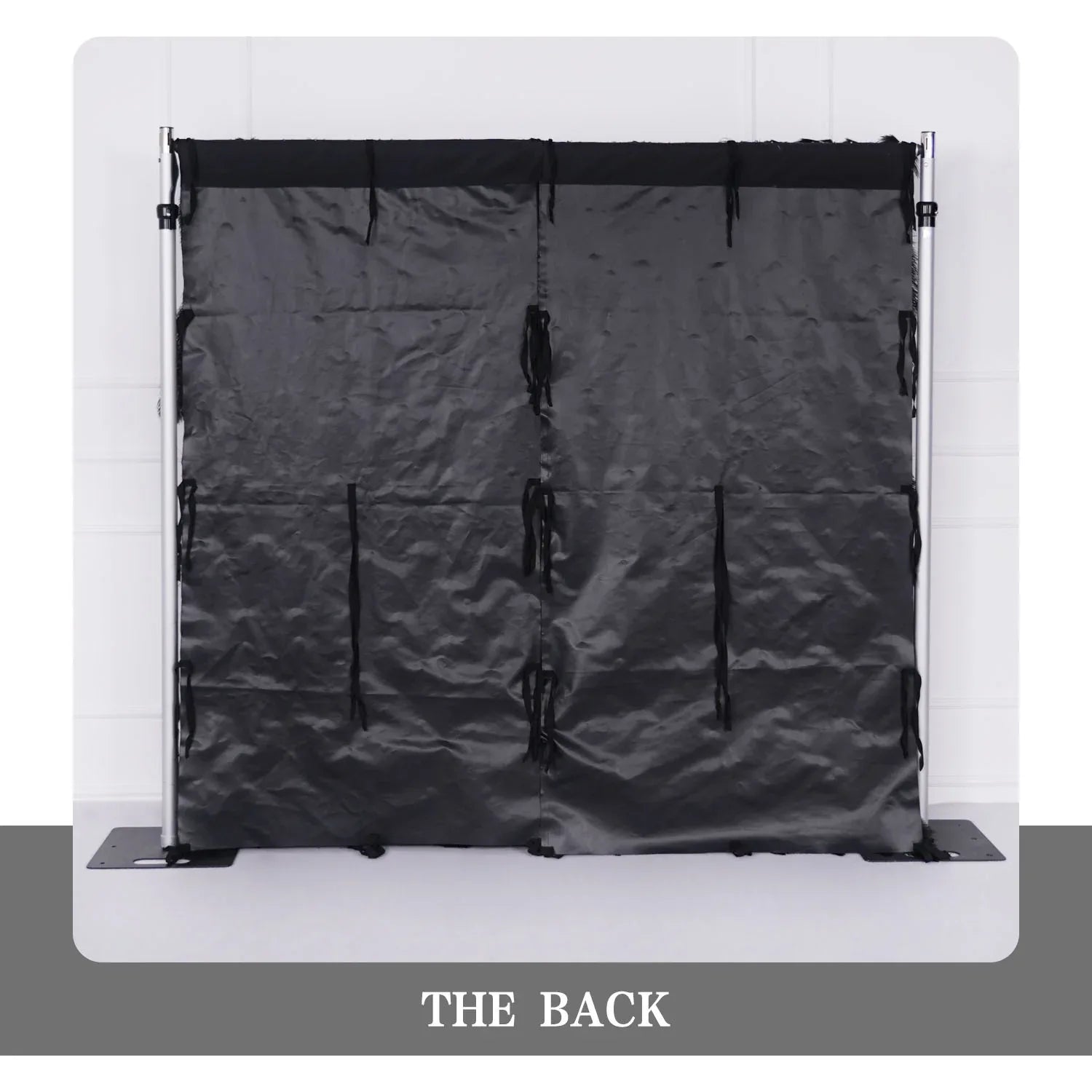 Uflower Artificial Black 5D Flower Wall Wedding Backdrop Deco Birthday Party SET80102 - Uflower