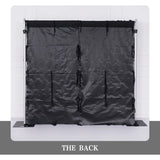 Uflower Artificial Black 5D Flower Wall Wedding Backdrop Deco Birthday Party SET80102 - Uflower
