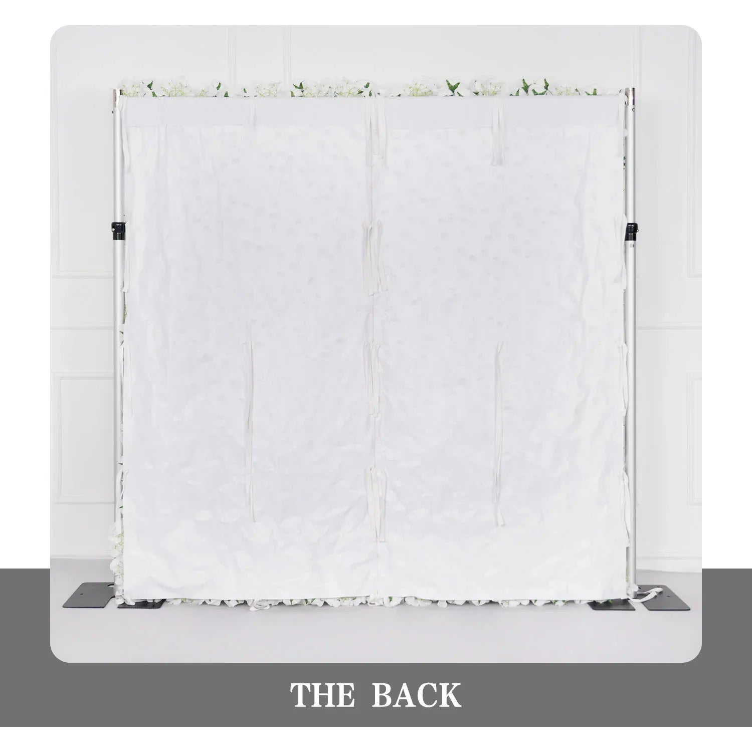 Uflower Artificial White Flower Wall Wedding Backdrop Decor SET80113 - Uflower