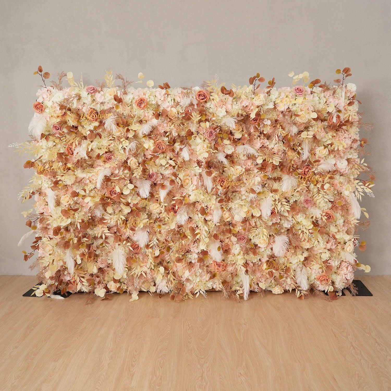 Uflower Khaki Eucalyptus Flower Wall Wedding Party Backdrop Decor SET80181 - Uflower