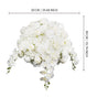 50*40cm Sphere Milk White Table Flower