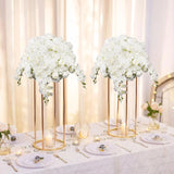 Uflower 50cm Cream White Spherical Faux Table Flower Arrangements MB80030 - Uflower