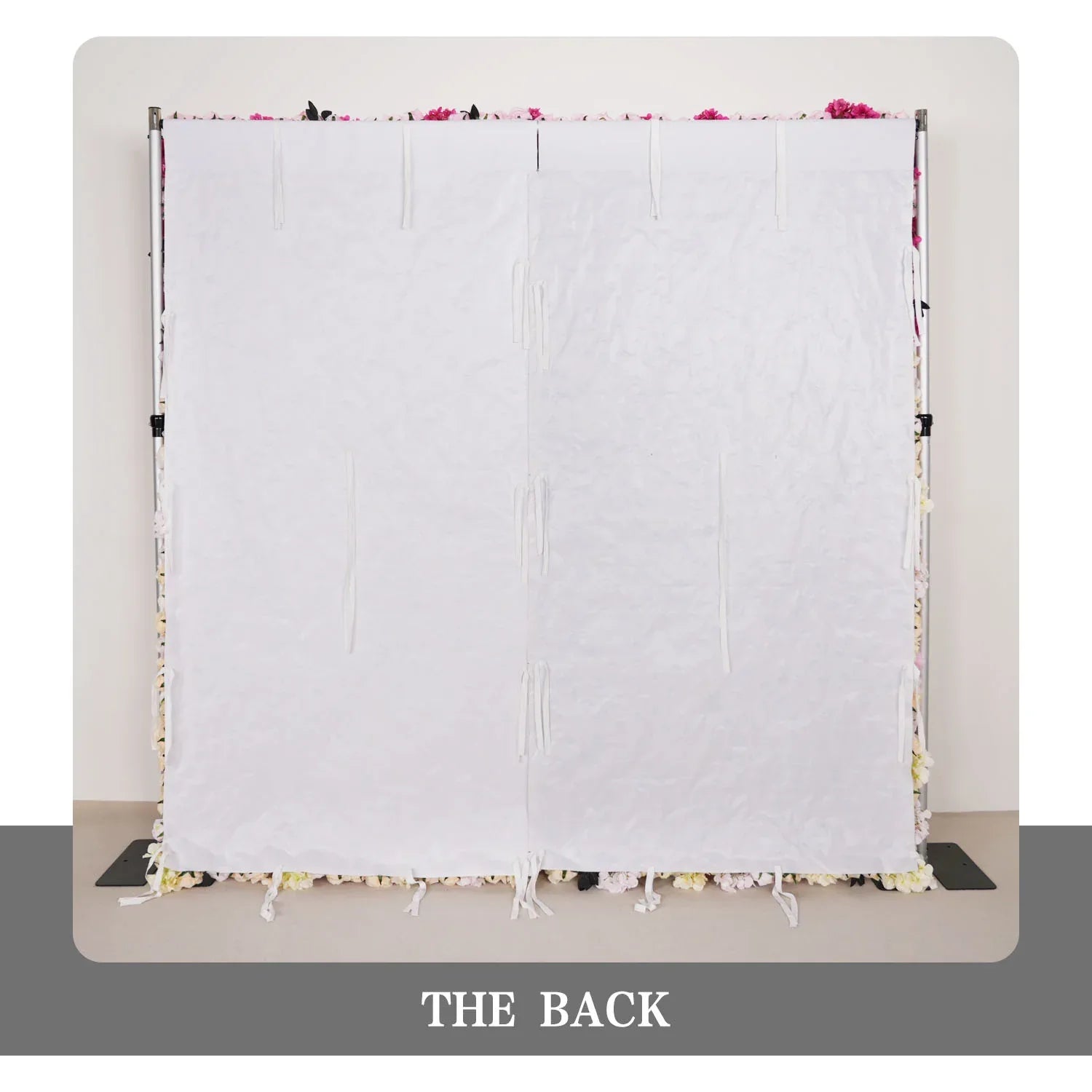 Uflower Rose Pink Gradient Flower Wall SET80046 - Uflower