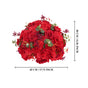45 CM*30CM Red Flower Ball