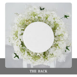 Uflower Artificial White Rose Flower Arrangement Wedding Backdrop Decor Props SET80052-01 - Uflower