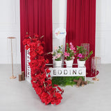 Uflower Artificial Red Rose Flower Row Sofa Table Runner Floor Flower Arrangement MC80126 - Uflower
