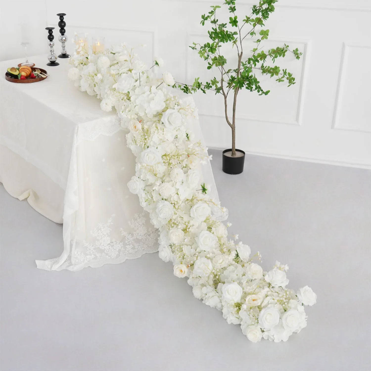 Uflower Artificial Flower Row Sofa Table Runner Floor Flower Arrangement MC80119 - Uflower