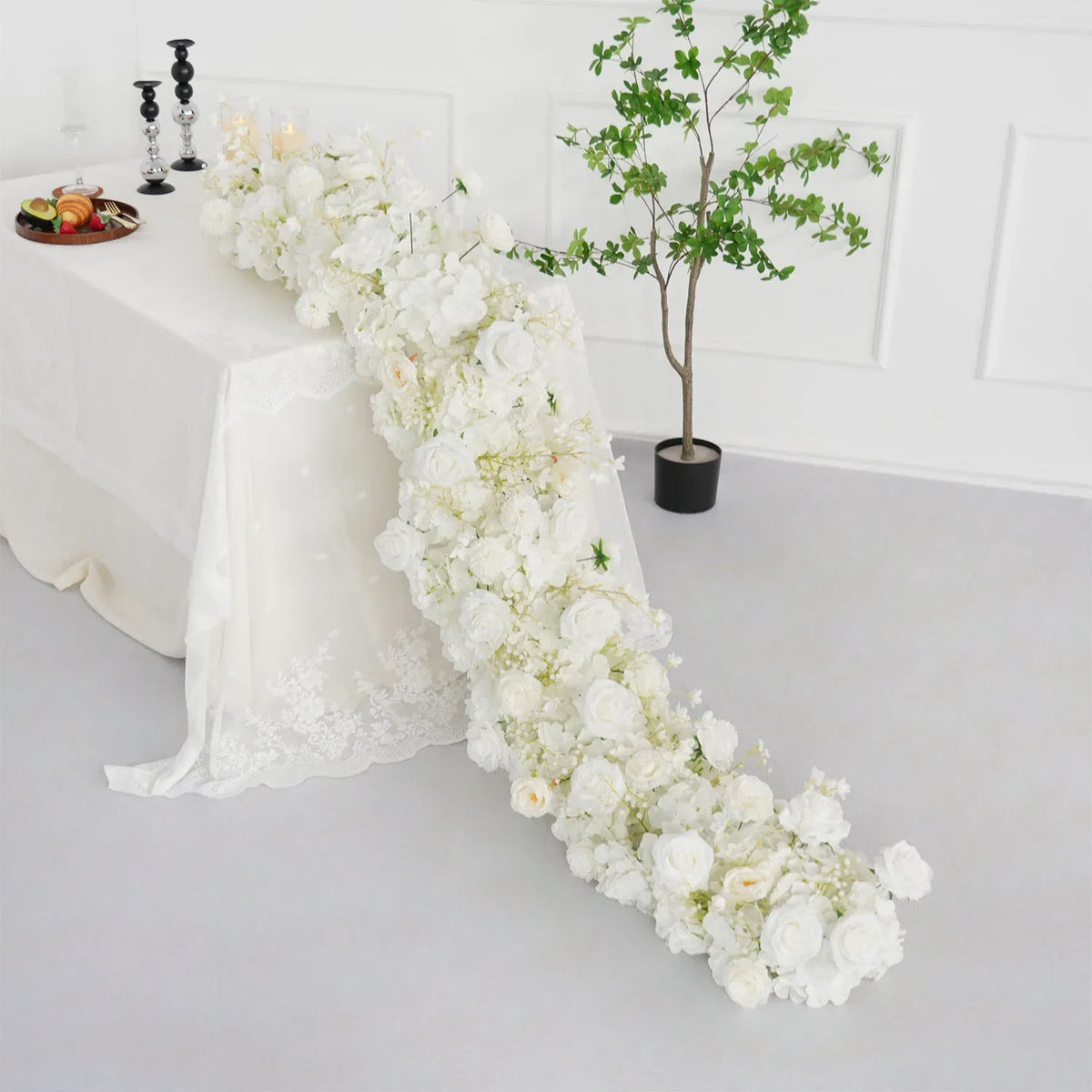 Uflower Artificial Flower Row Sofa Table Runner Floor Flower Arrangement MC80119 - Uflower