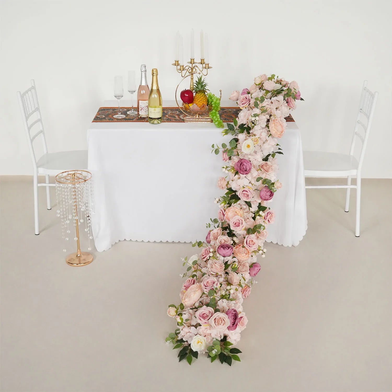 Uflower Artificial Flower Row Sofa Table Runner Floor Flower Arrangement MC80107 - Uflower