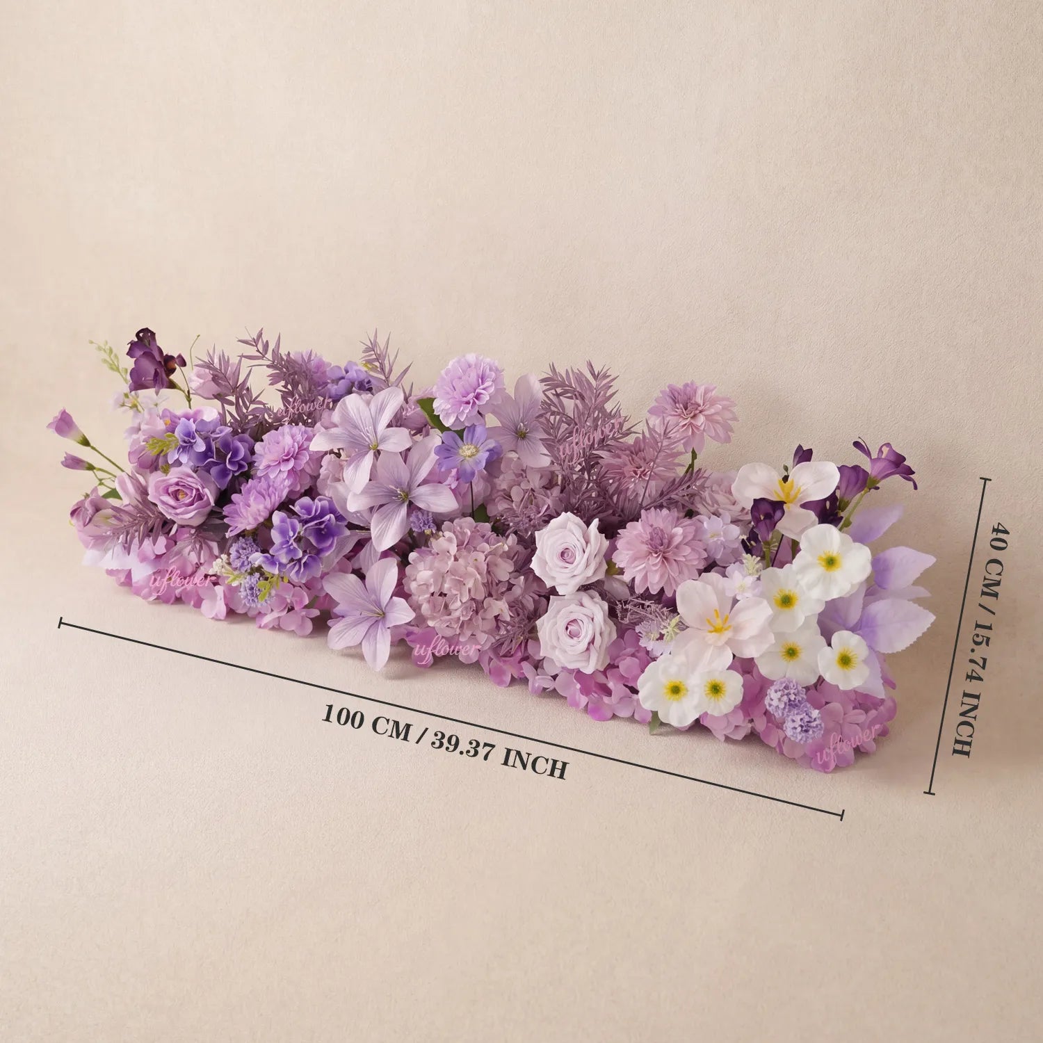 Uflower  Flower Row Decor Wedding Party Event Props MC80389-01