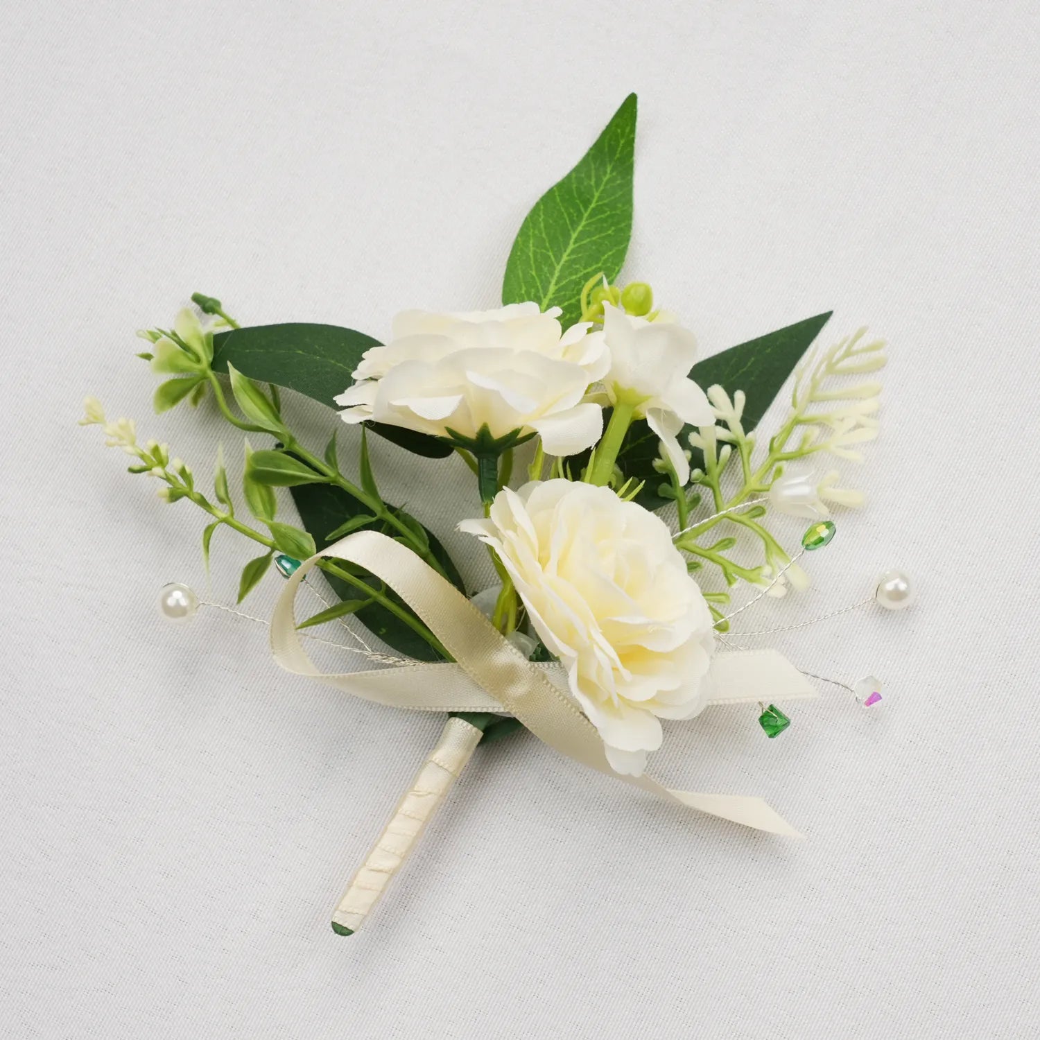 Uflower Boutonnieres in Ivory MG80005-03*6