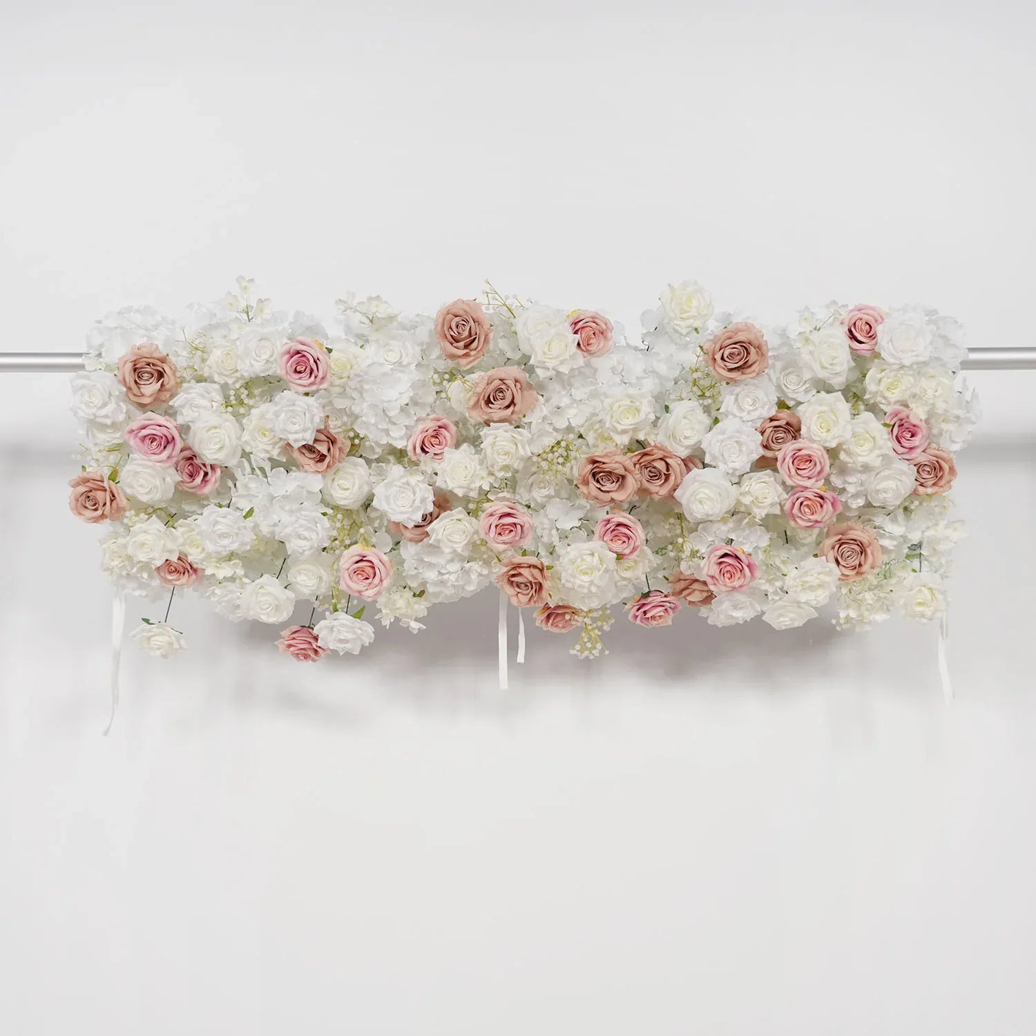 Uflower Pink Khaki Rose Wedding Background Flower Arrangement Arch Decoration SET80114 - Uflower