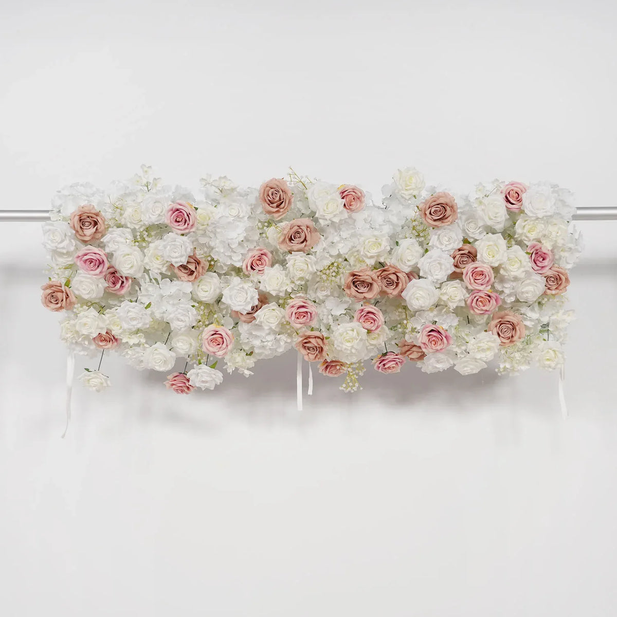 Uflower Pink Khaki Rose Wedding Background Flower Arrangement Arch Decoration SET80114 - Uflower