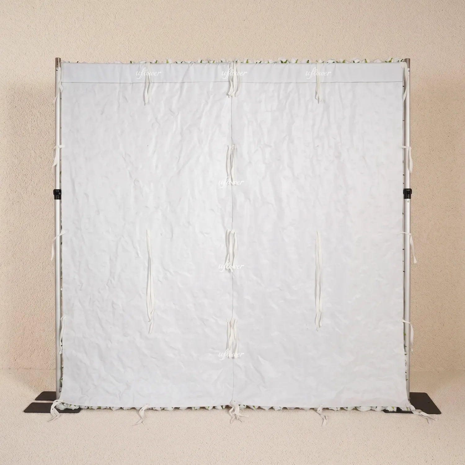 Uflower White Flower Wall Wedding Party Decoration & Event Backdrop SET80253-01