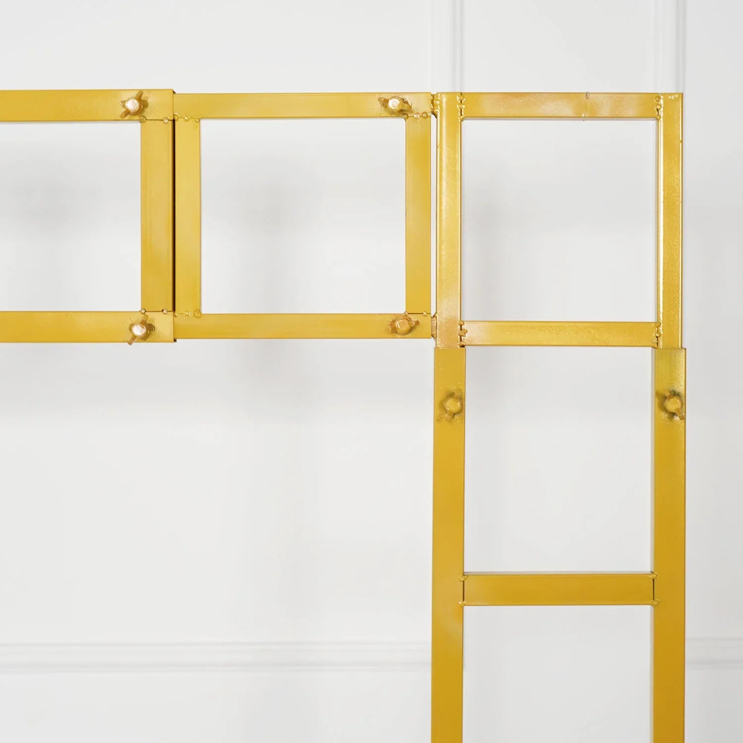 Uflower White Gold Retractable Flower Stand Adjustable Wedding Stage Background Shelf MSD80002 - Uflower