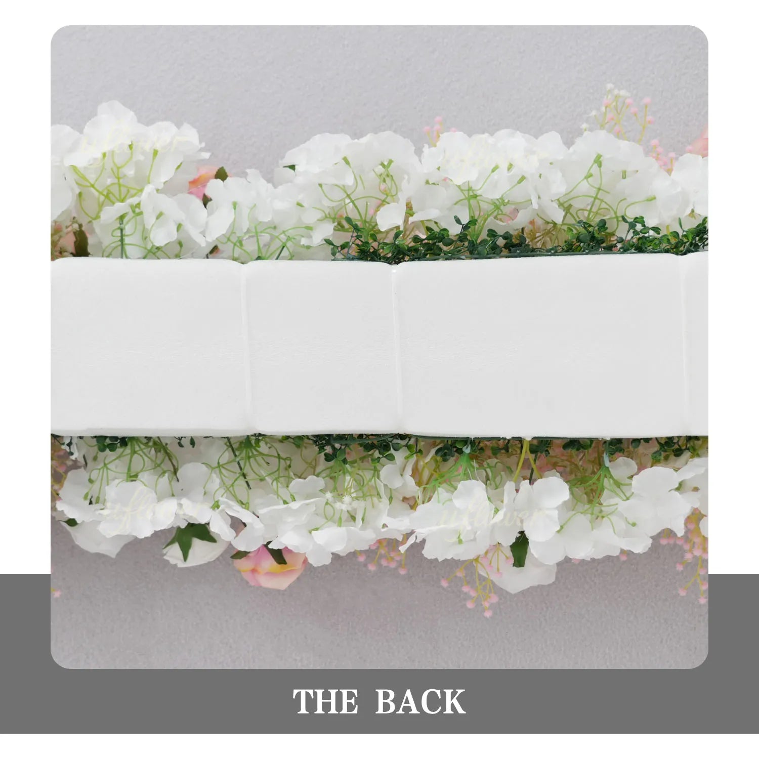 Uflower Baby Breath Pink Sofa Table Runner Floor Flower Arrangement MC80209-01