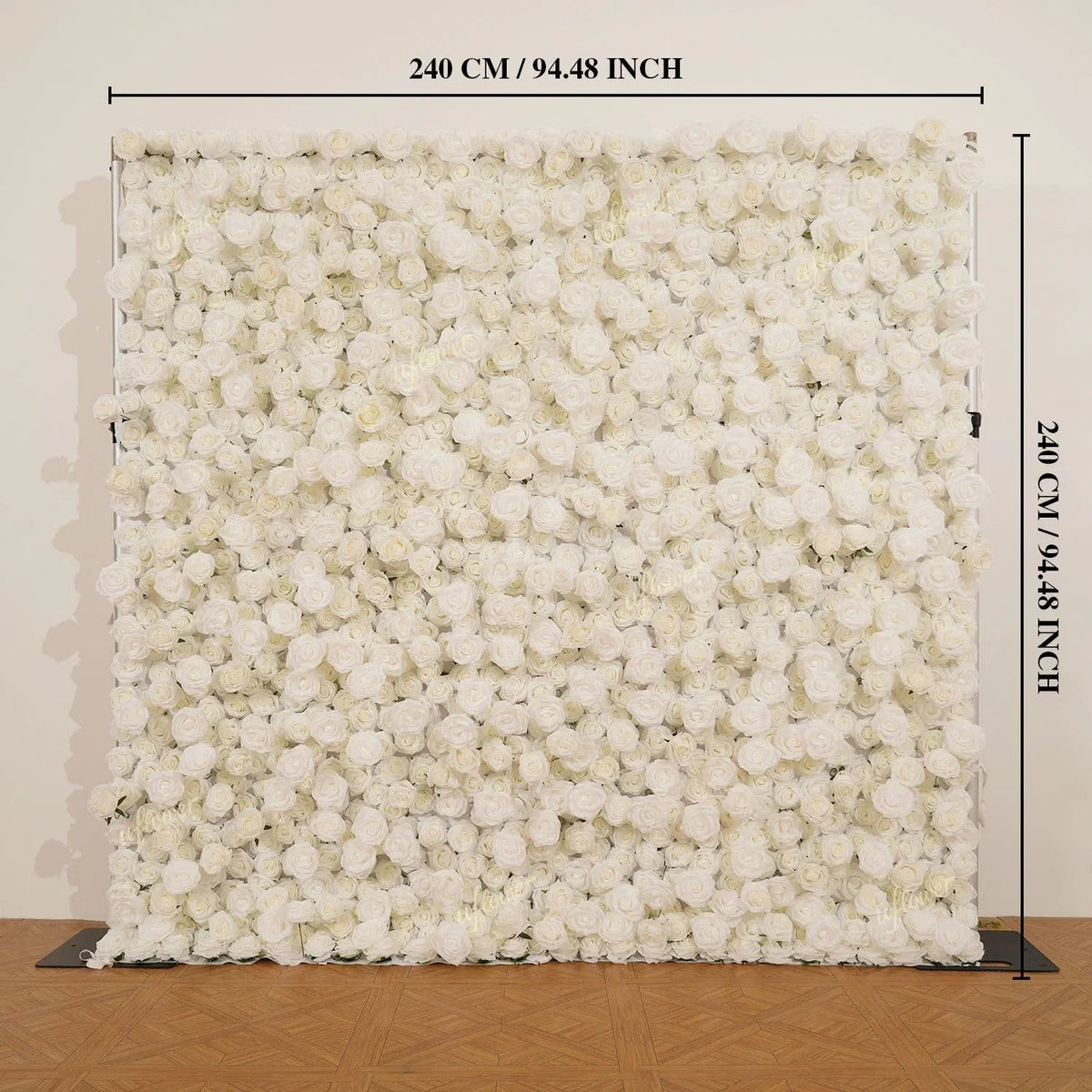 Uflower White Rose Flower Wall Backdrop Wedding Party Decoration SET80187 - Uflower