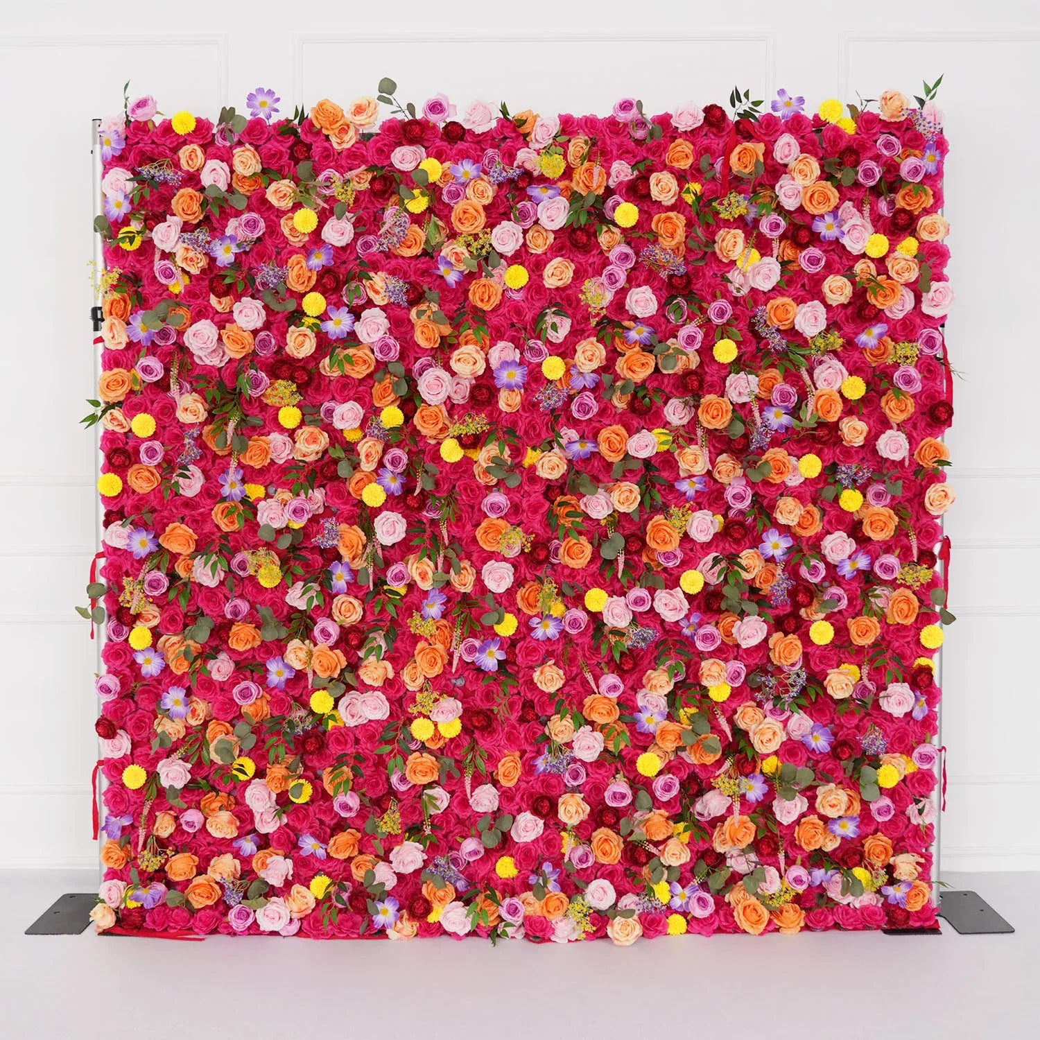 Uflower Artificial Colored Flower Wall Wedding Backdrop Deco Birthday Party SET80025-01 - Uflower