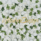 Uflower Artificial White Rose Wall Wedding Backdrop Decor SET80089 - Uflower