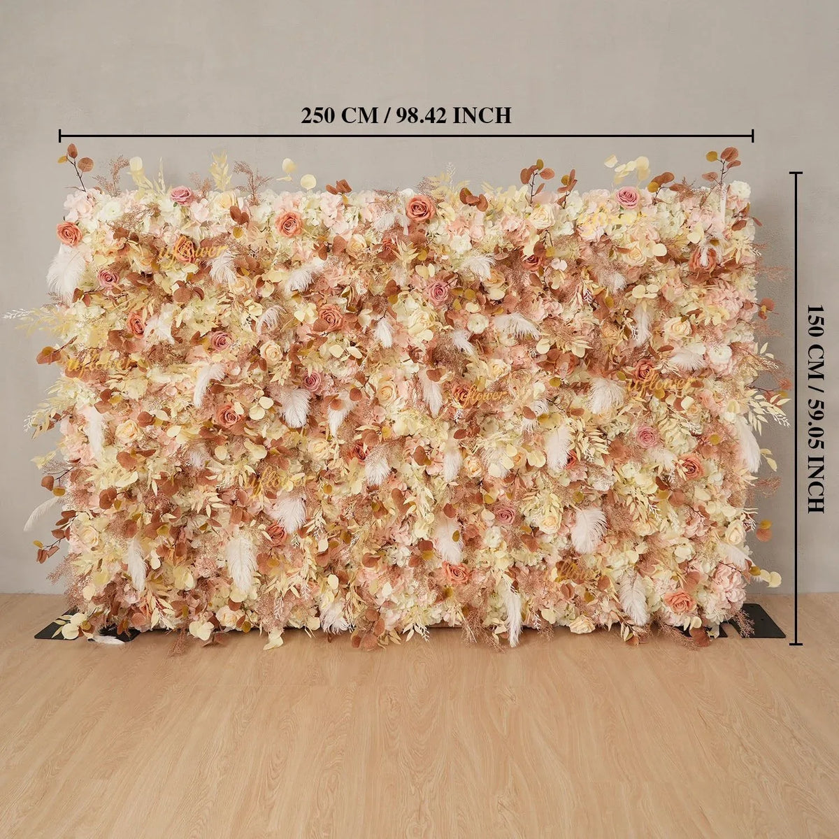 Uflower Khaki Eucalyptus Flower Wall Wedding Party Backdrop Decor SET80181 - Uflower