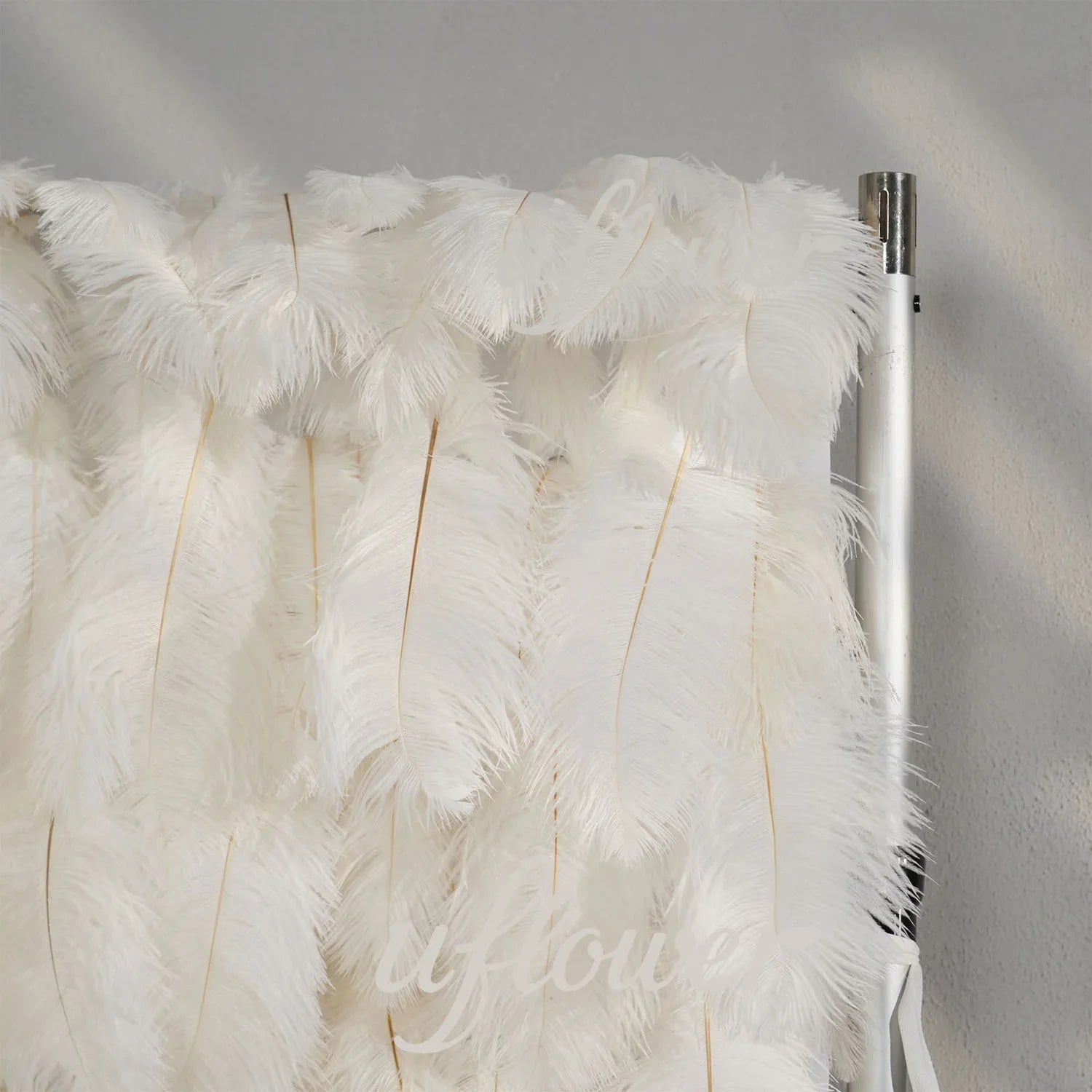 Uflower Artificial White 5D Flower Wall Wedding Backdrop Deco Birthday Party SET80140 - Uflower