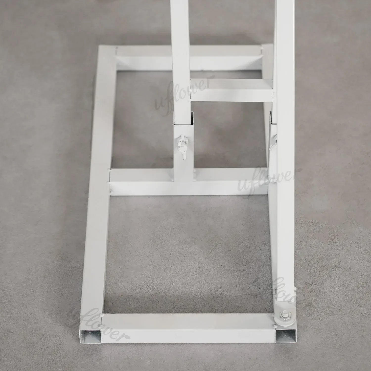 Uflower Wrought Iron Arch Flower Door Shelf Outdoor Wedding Backdrop Decor MSD80005-01 - Uflower