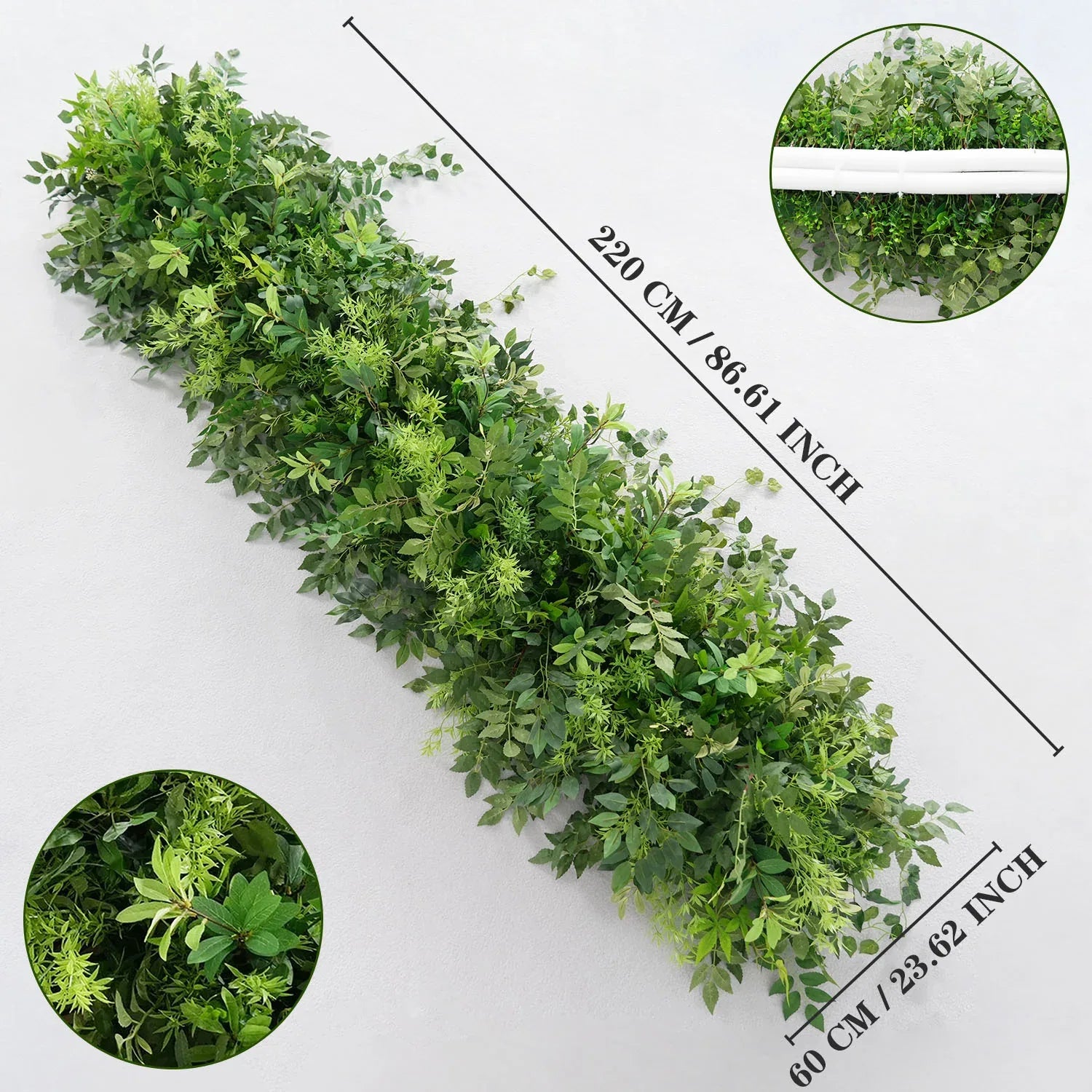 Uflower Leaf Flower Row Door Arch Floral Arrangement SET80110 - Uflower