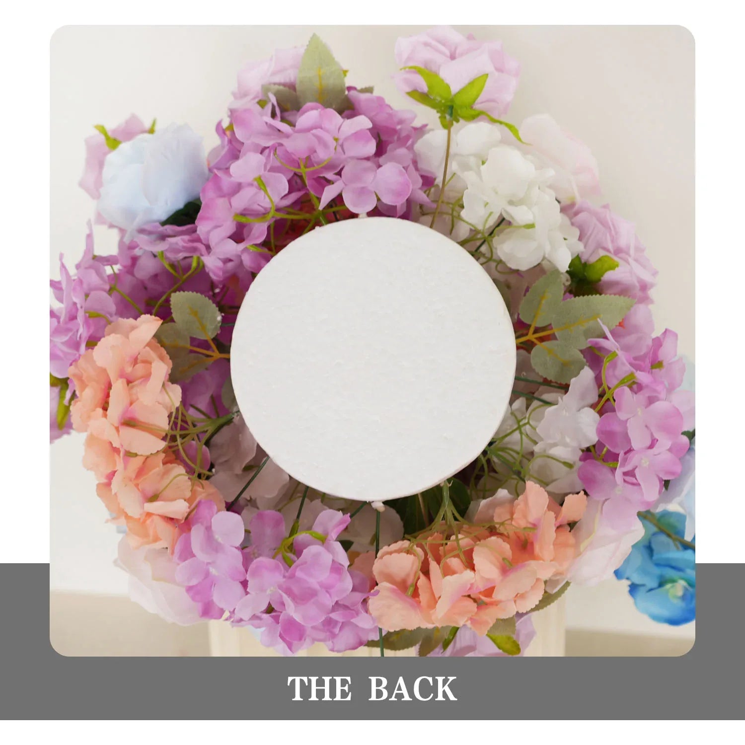 Uflower Artificial Purple Blue Wedding KT Backdrop Flower Row Decor SET80105 - Uflower