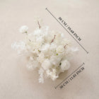 Uflower Artificial White Cherry Blossom Flower Row Wedding Decoration MC80205-01