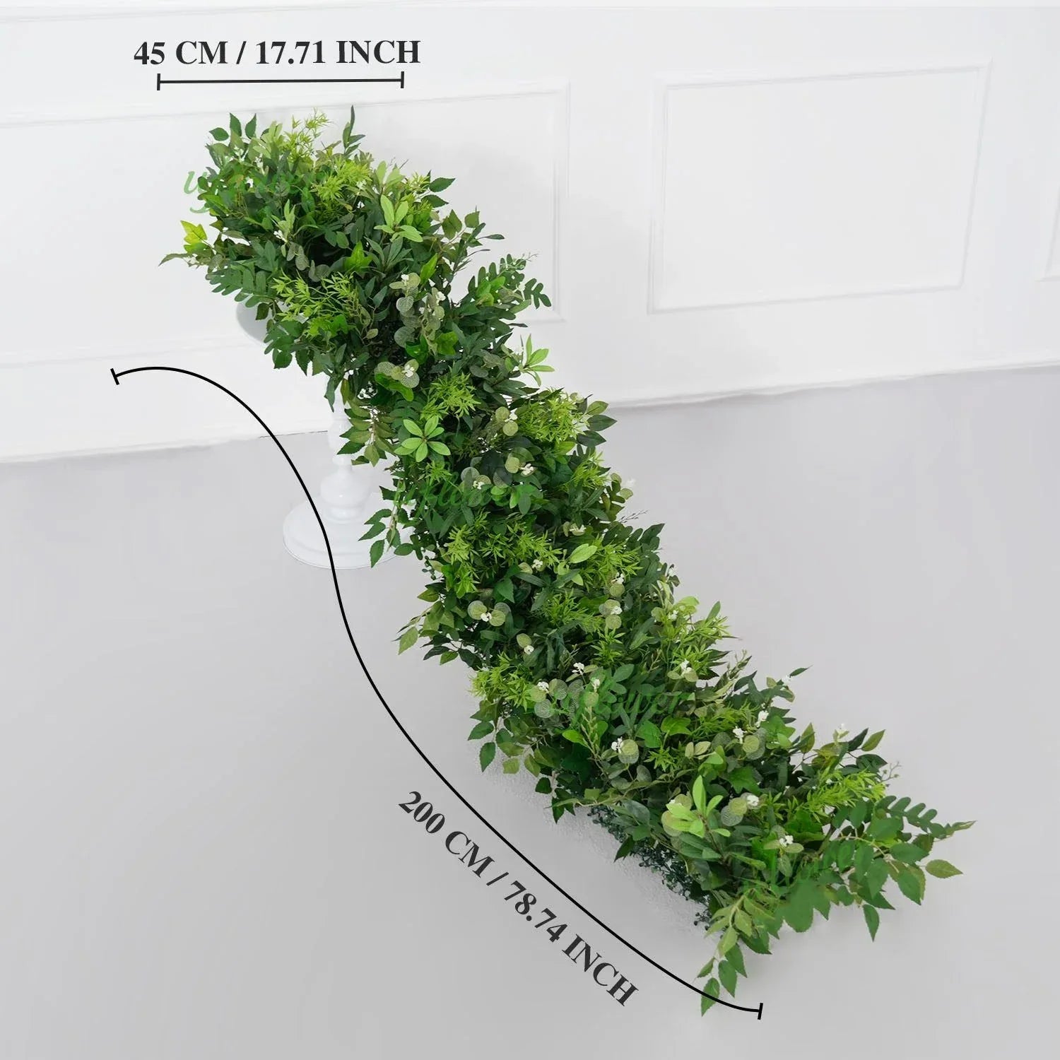 Uflower Artificial Greenery Flower Row Wedding KT Backdrop Decor SET80168 - Uflower