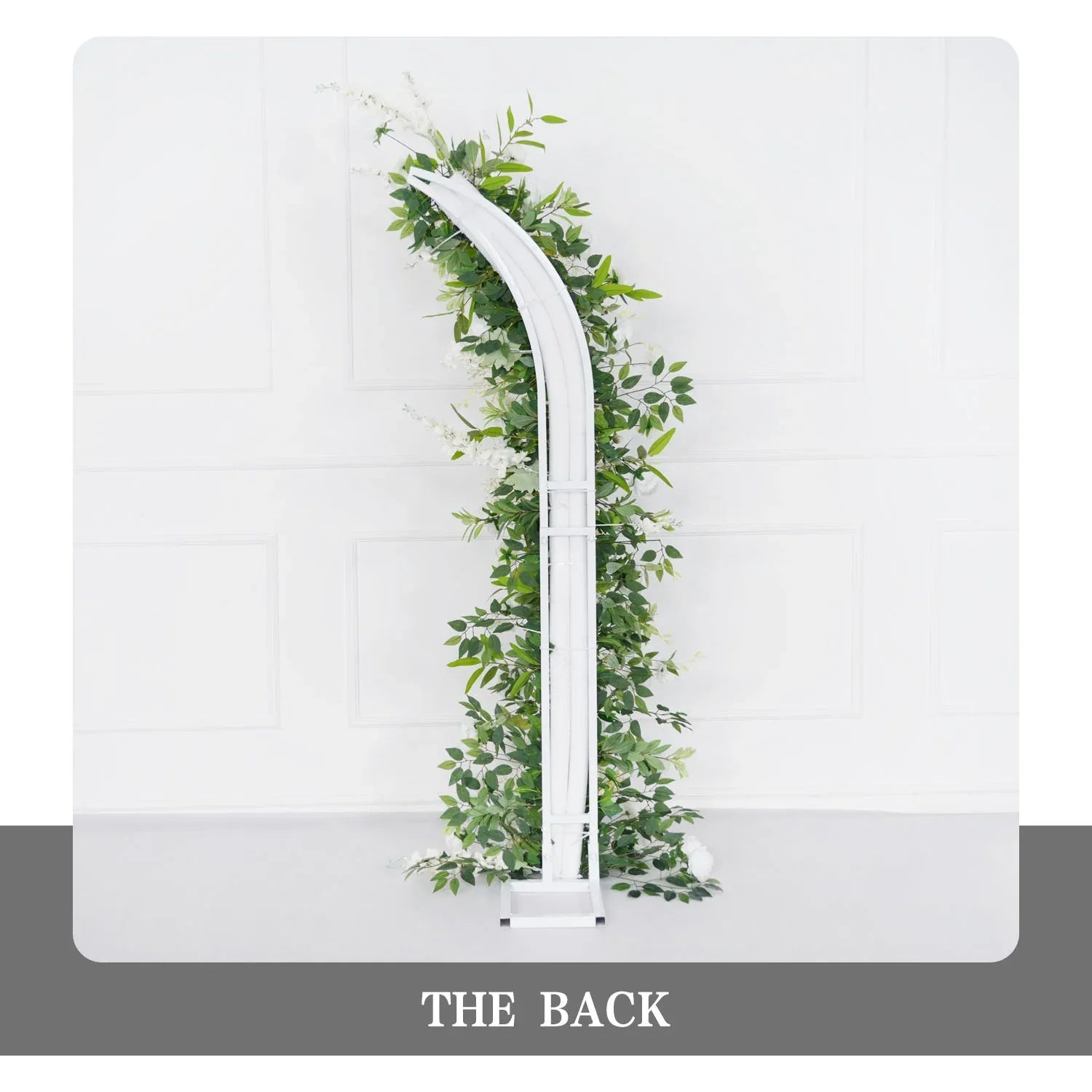 Uflower White Green Rose Floral Arch Wedding Backdrop Decor SET80109 - Uflower