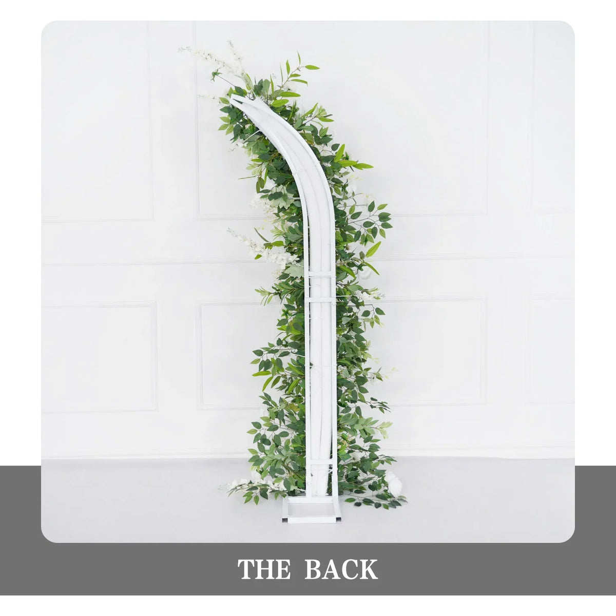 Uflower White Green Rose Floral Arch Wedding Backdrop Decor SET80109 - Uflower