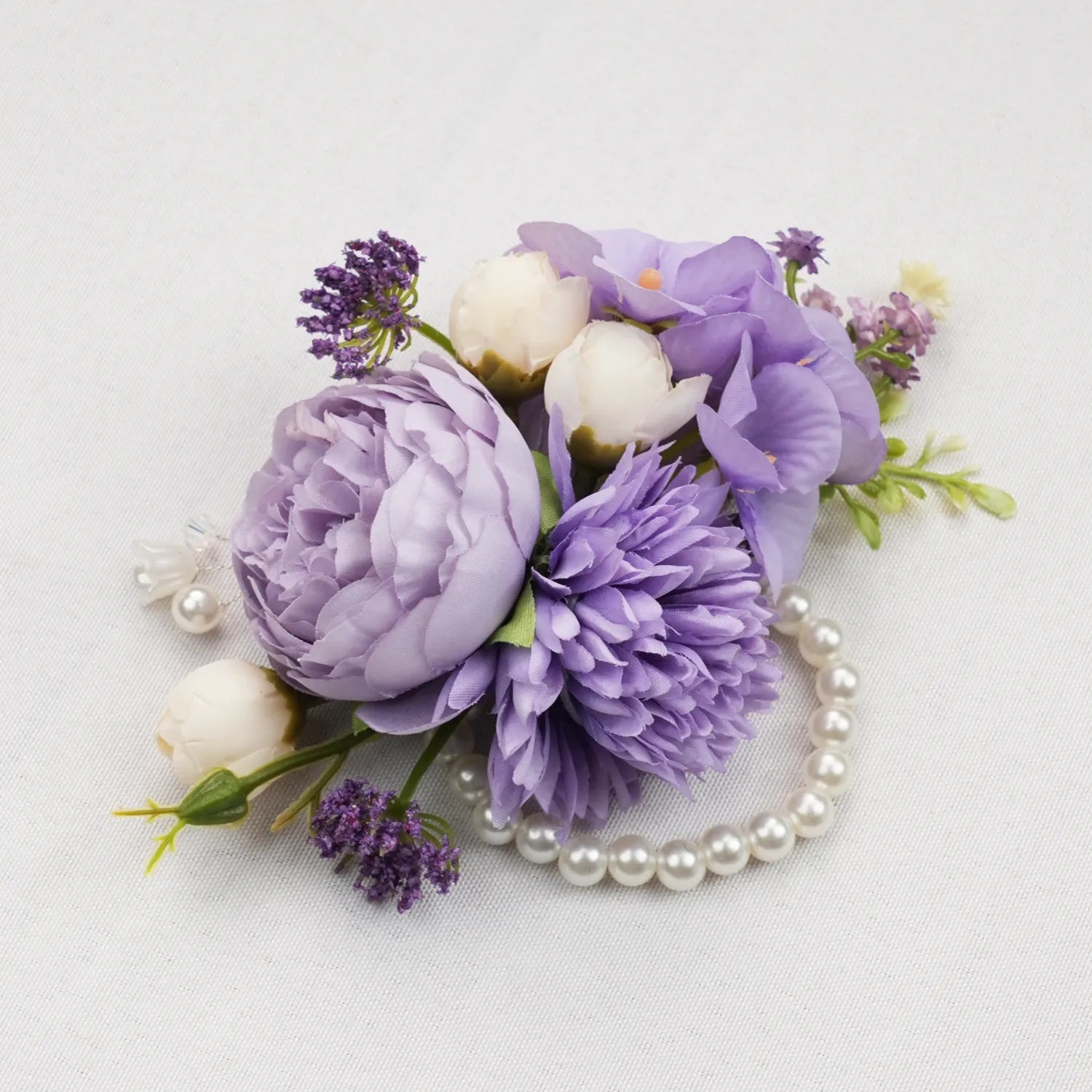 Uflower Wrist Corsages in Lilac MG80004-04*6