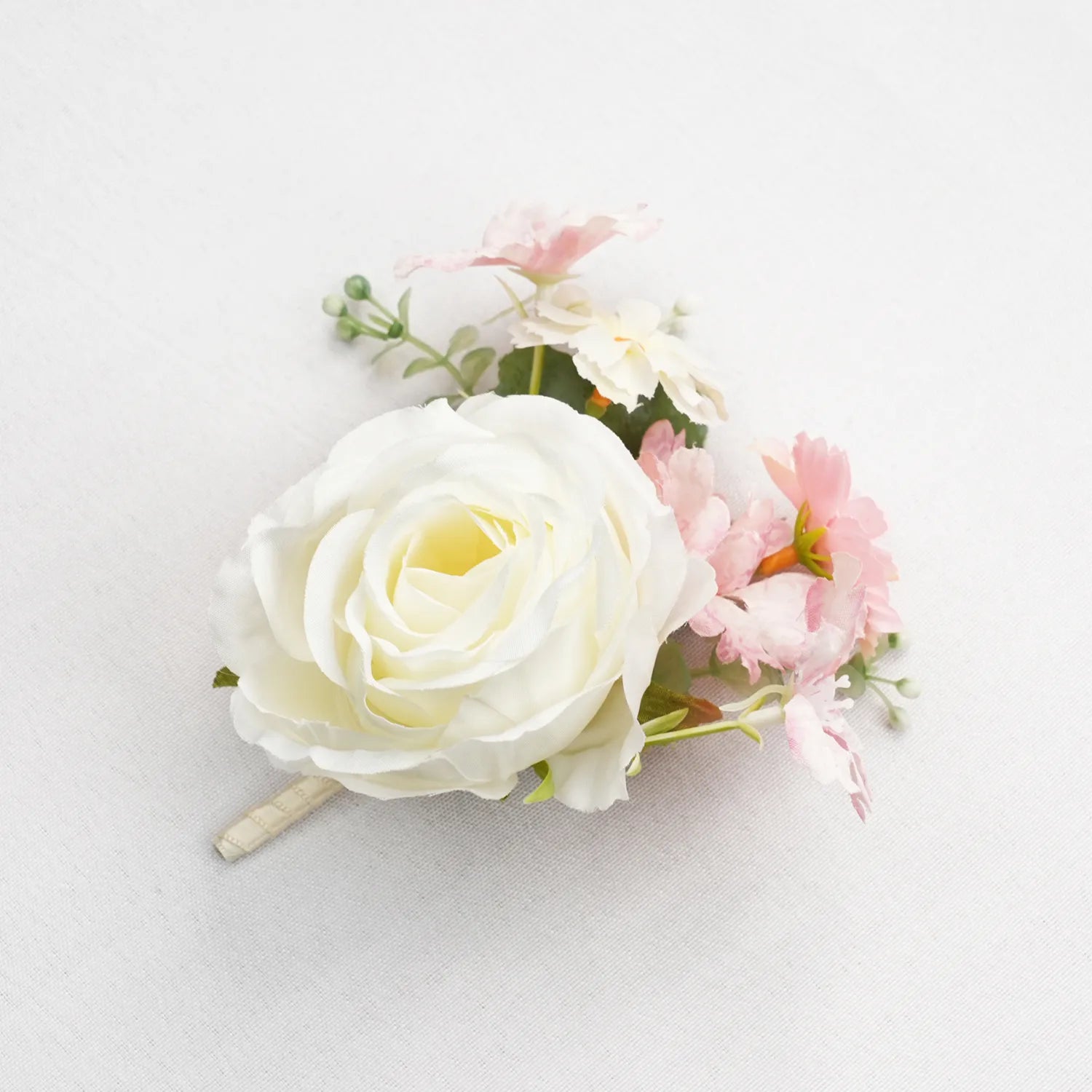 Uflower Boutonnieres in Pink White MG80001-03*6
