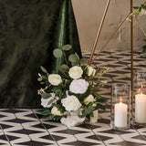 One-Stop Styling Elegant Wedding Floral Decor – Ground Flowers, Centerpieces & Welcome Sign