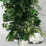 Uflower Artificial Green Leaves Flower Row Wedding KT Backdrop Decor SET80160 - Uflower