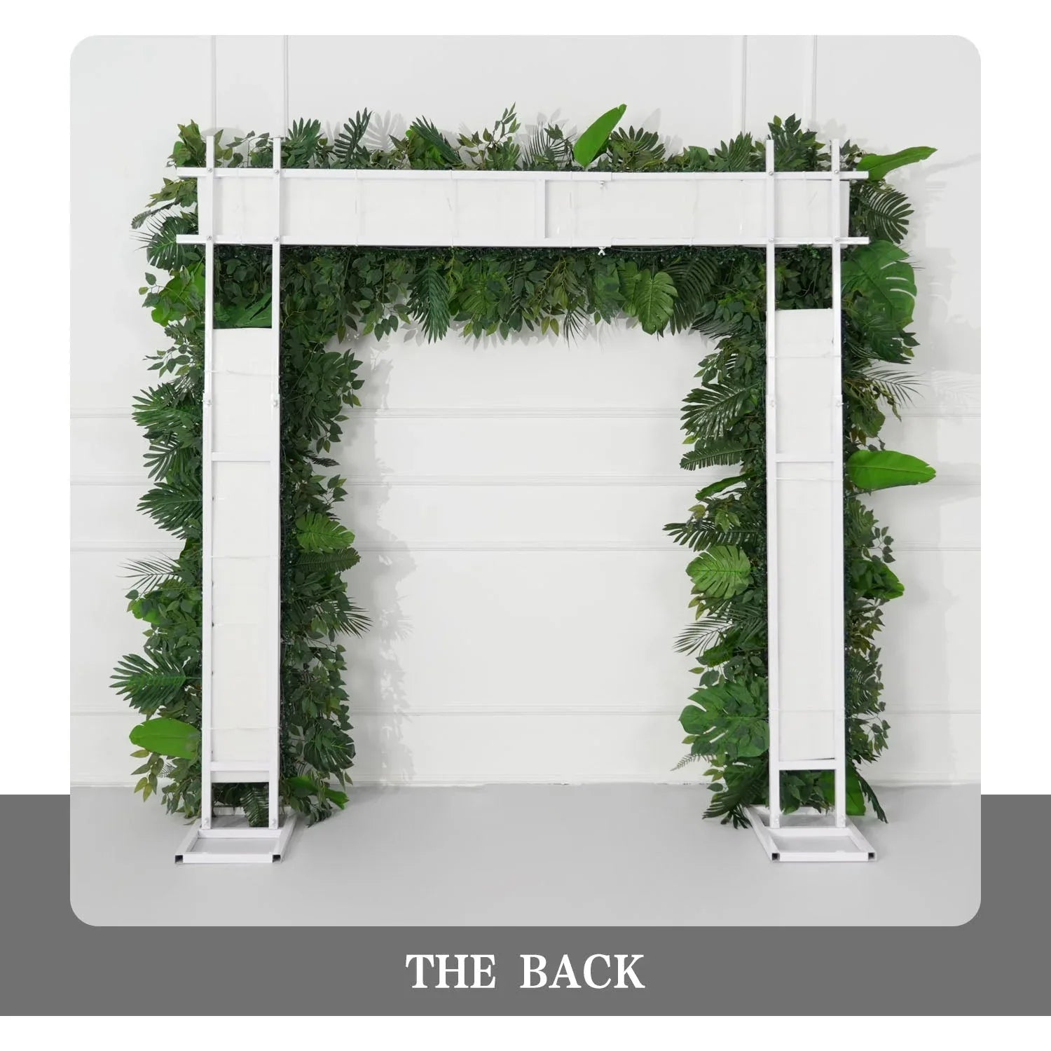 Uflower Artificial Green Leaves Flower Row Wedding KT Backdrop Decor SET80160 - Uflower
