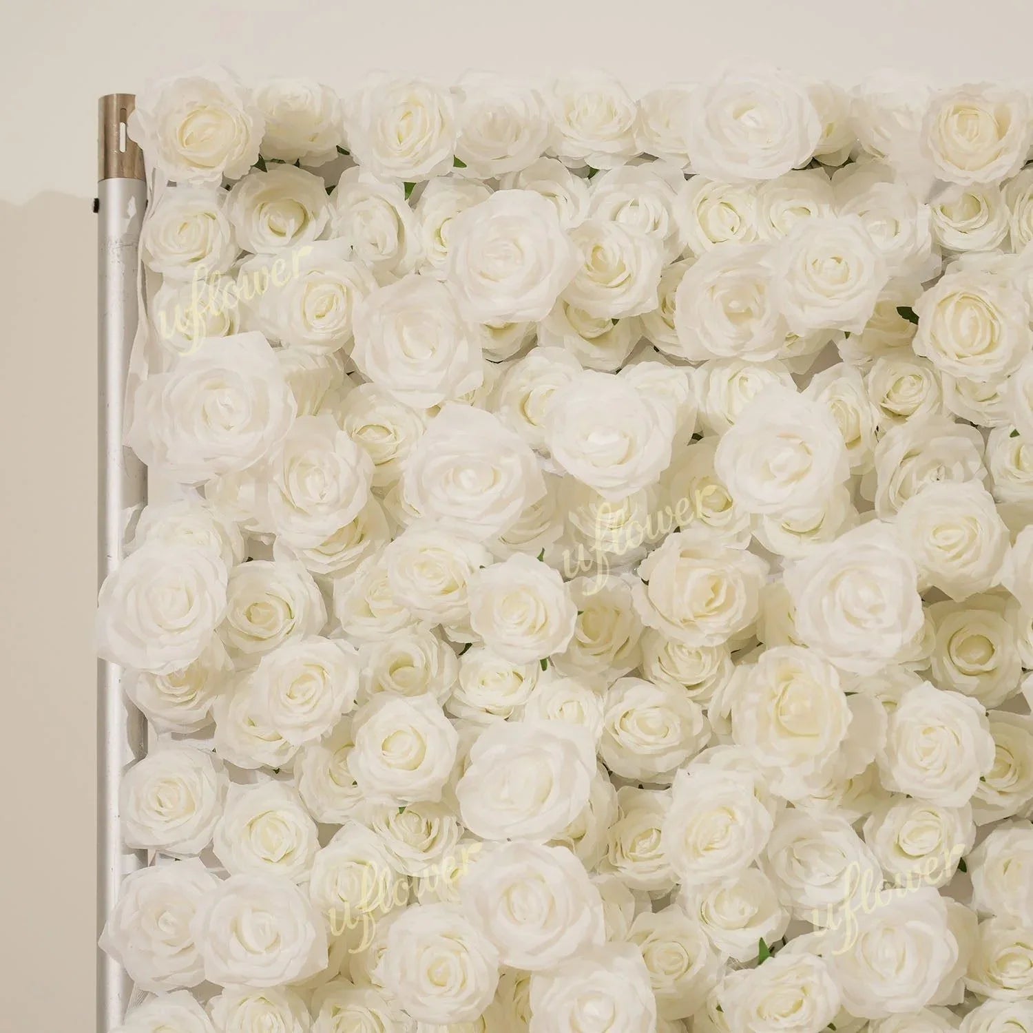 Uflower White Rose Flower Wall Backdrop Wedding Party Decoration SET80187 - Uflower