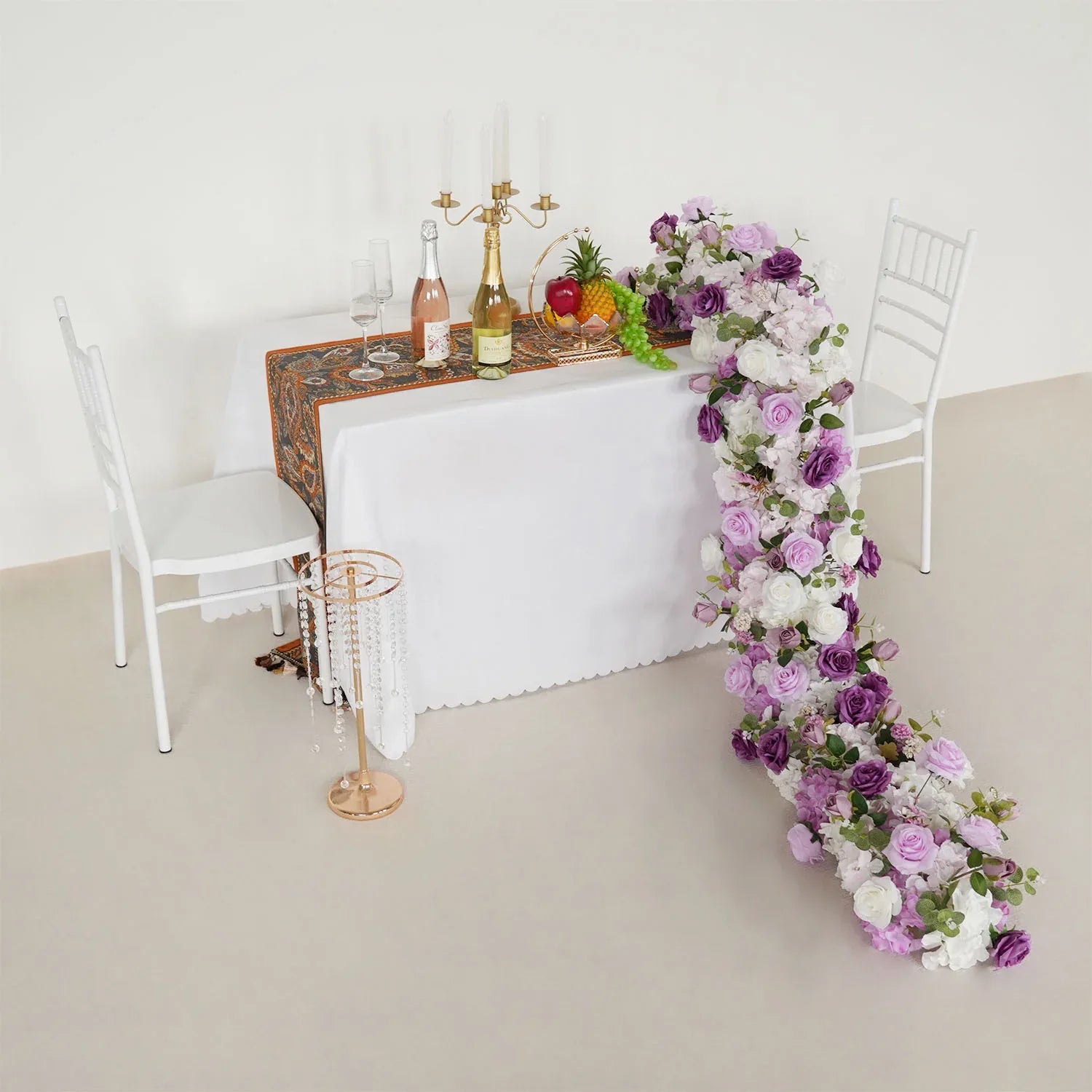 Uflower Artificial Flower Row Sofa Table Runner Floor Flower Arrangement MC80107 - Uflower